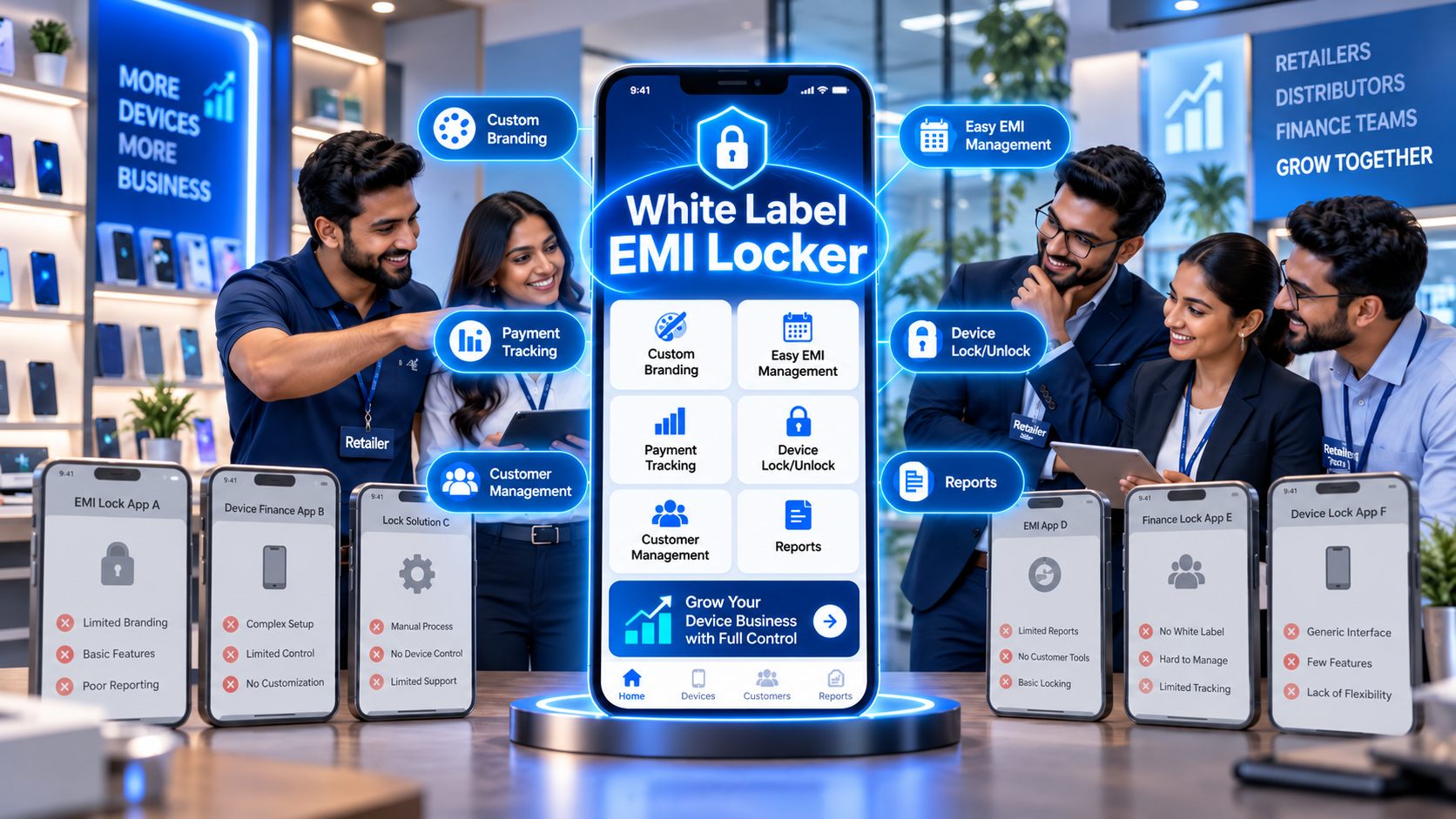 Why Businesses Choose White Label EMI Locker Over Other EMI Lock Apps