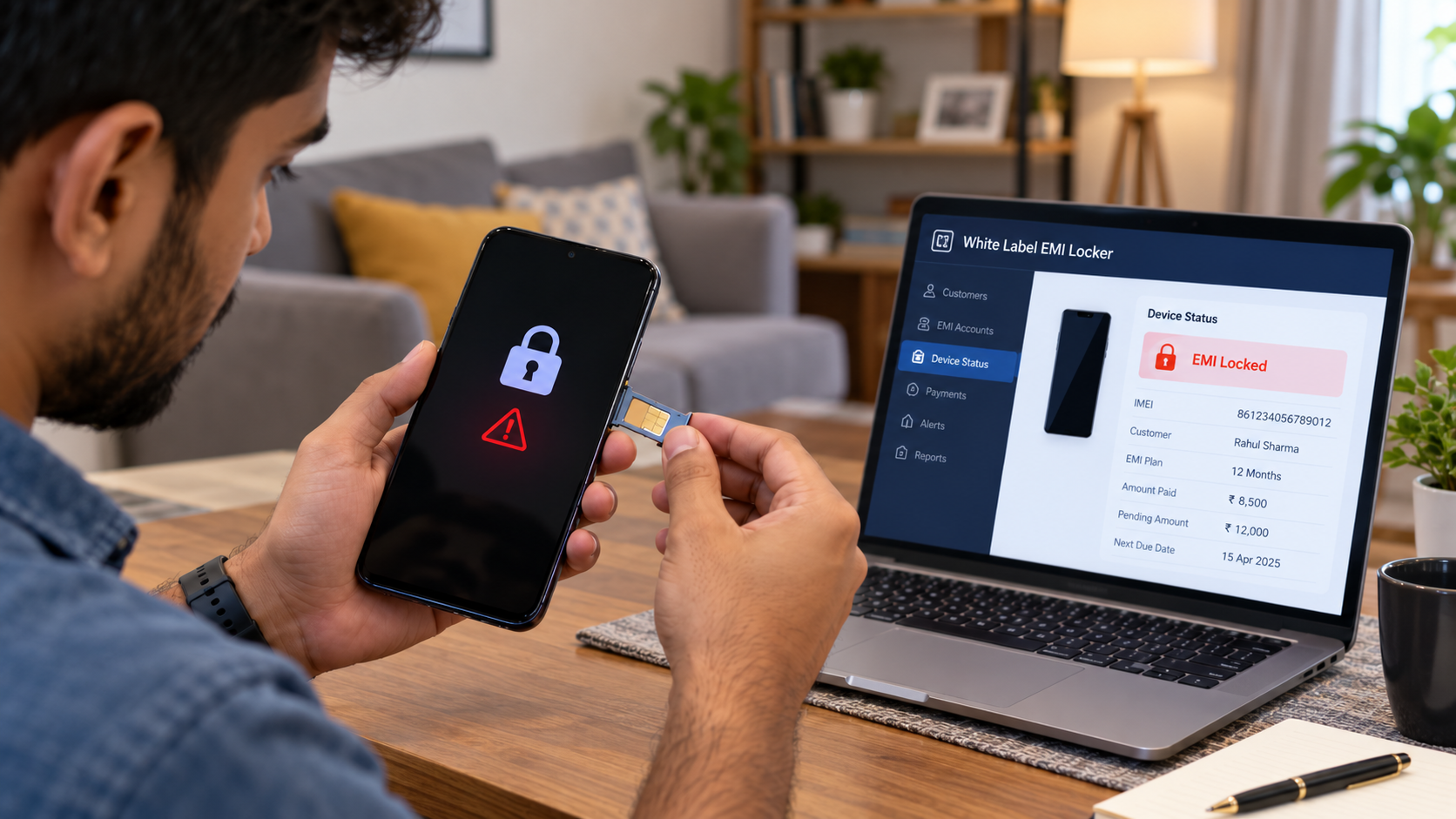 What Happens If a Customer Changes the SIM Card in an EMI-Locked Phone?