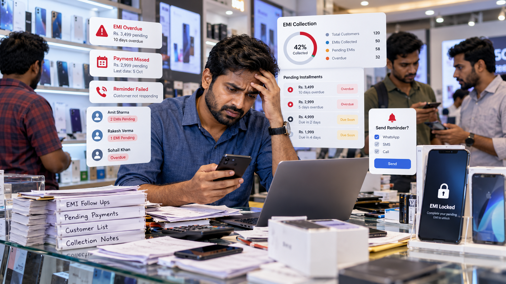Why Do Mobile Retailers Struggle with EMI Payment Collection?