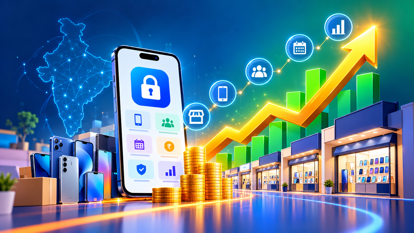 How to Grow Your Business Using a Mobile EMI Lock Solution?