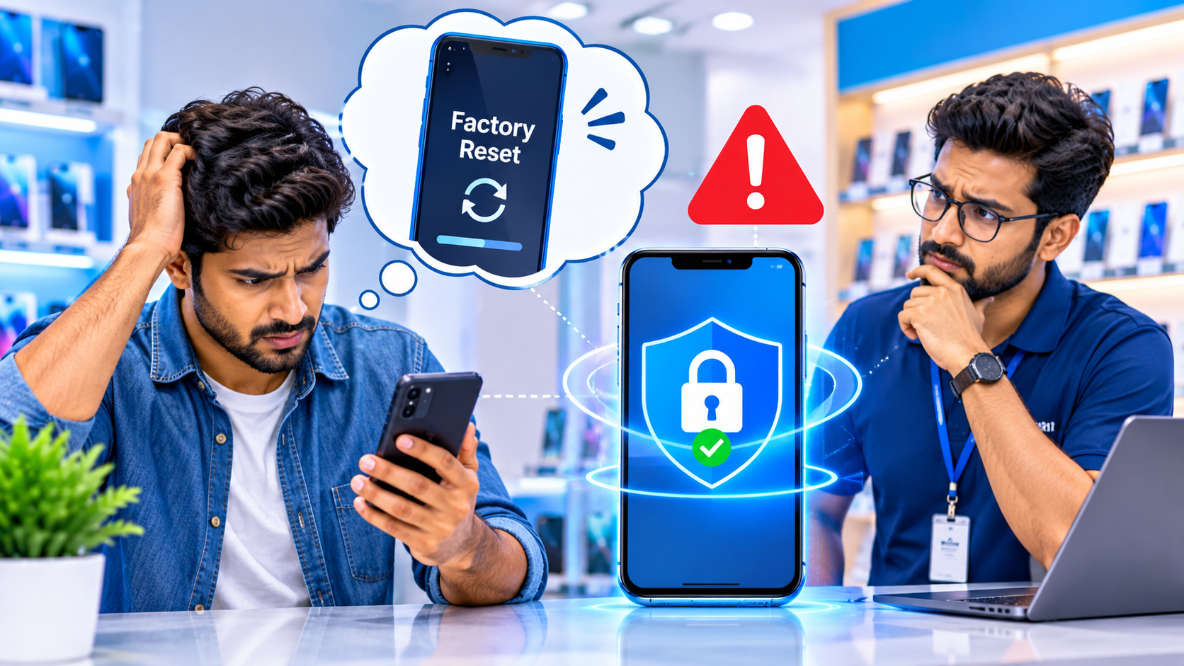 What If a Customer Factory Resets a Financed Phone?