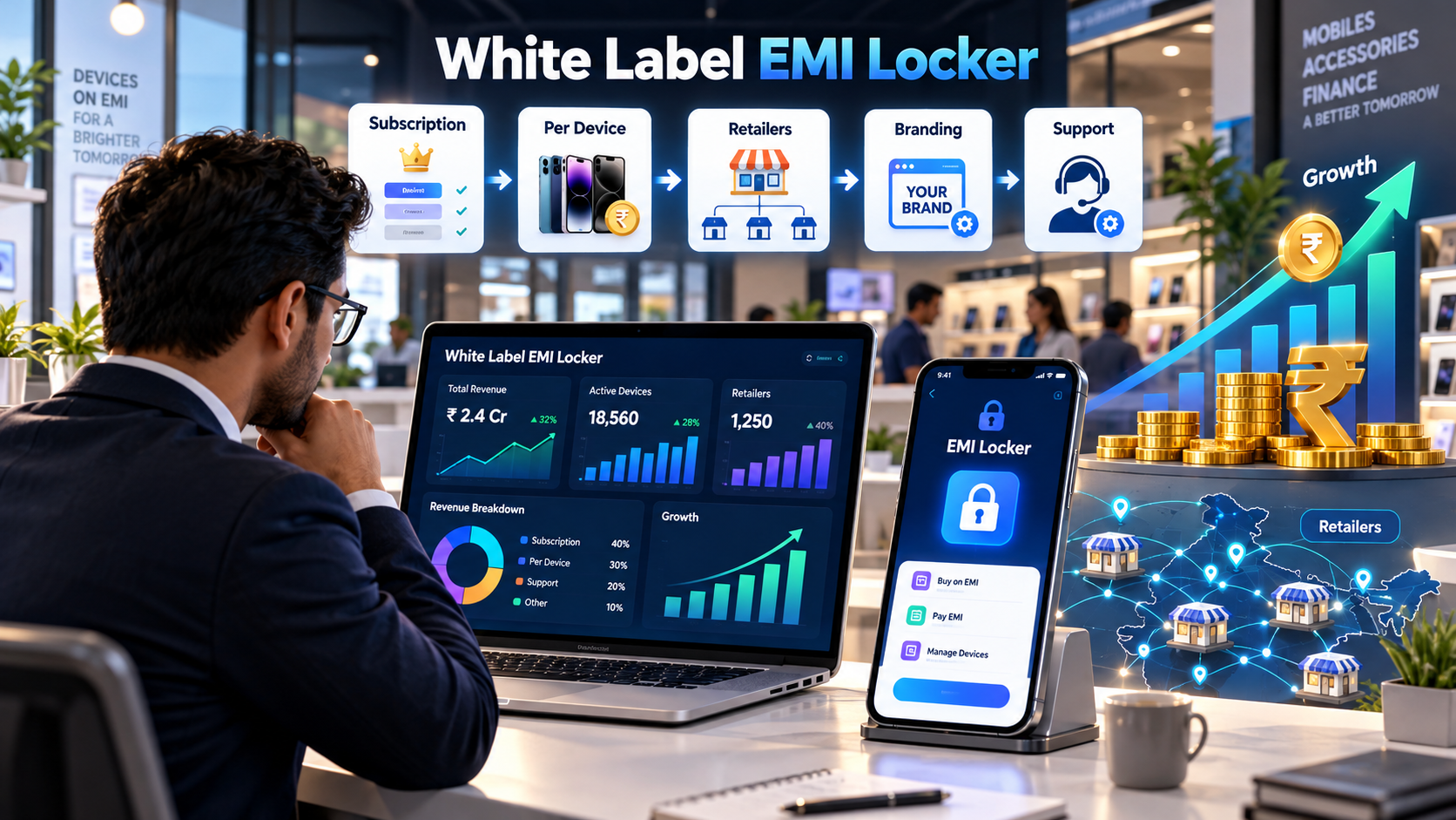 White Label EMI Locker Revenue Model: How It Works