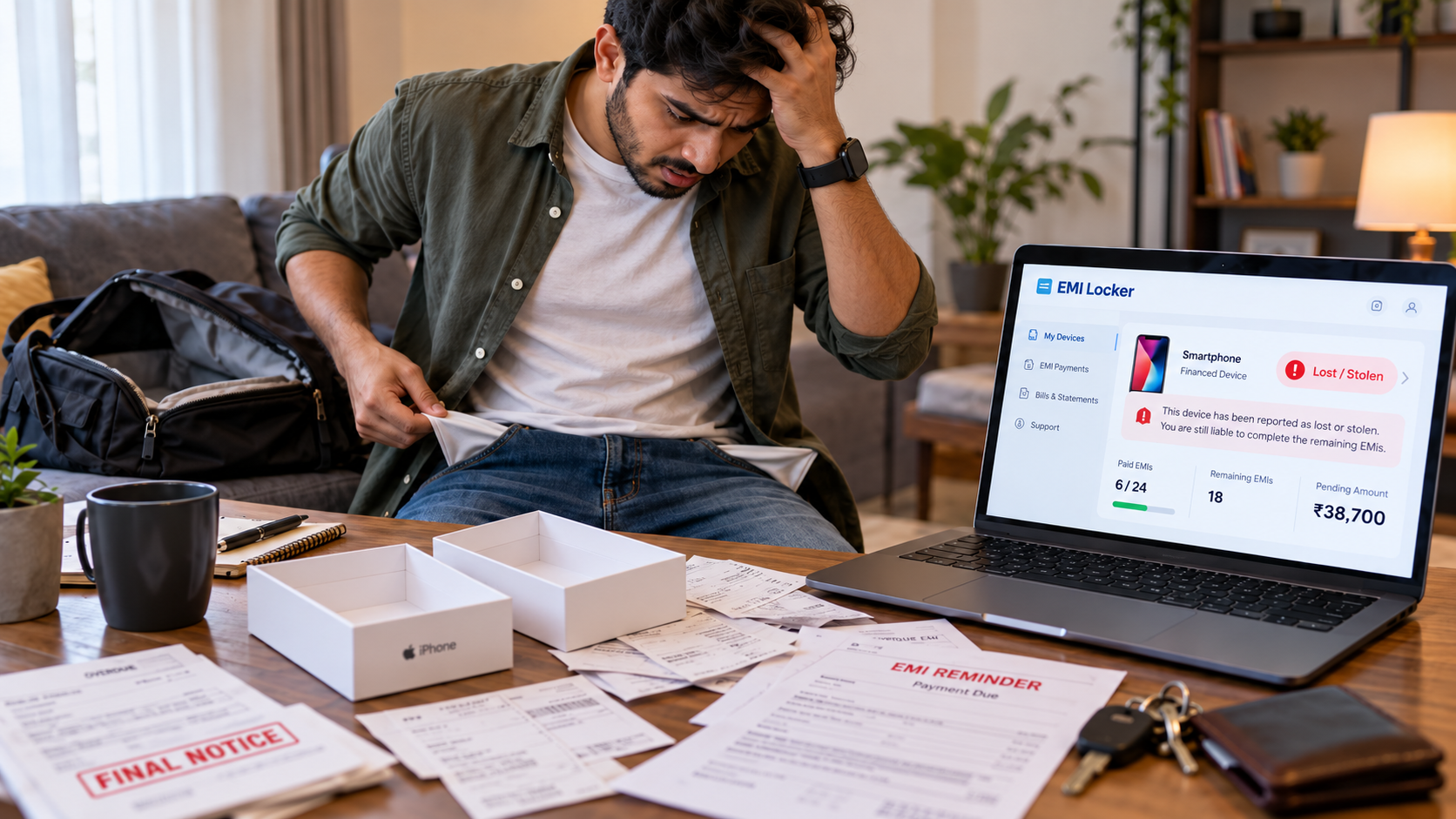 What Happens If a Financed Phone Is Lost or Stolen Before EMI Completion?