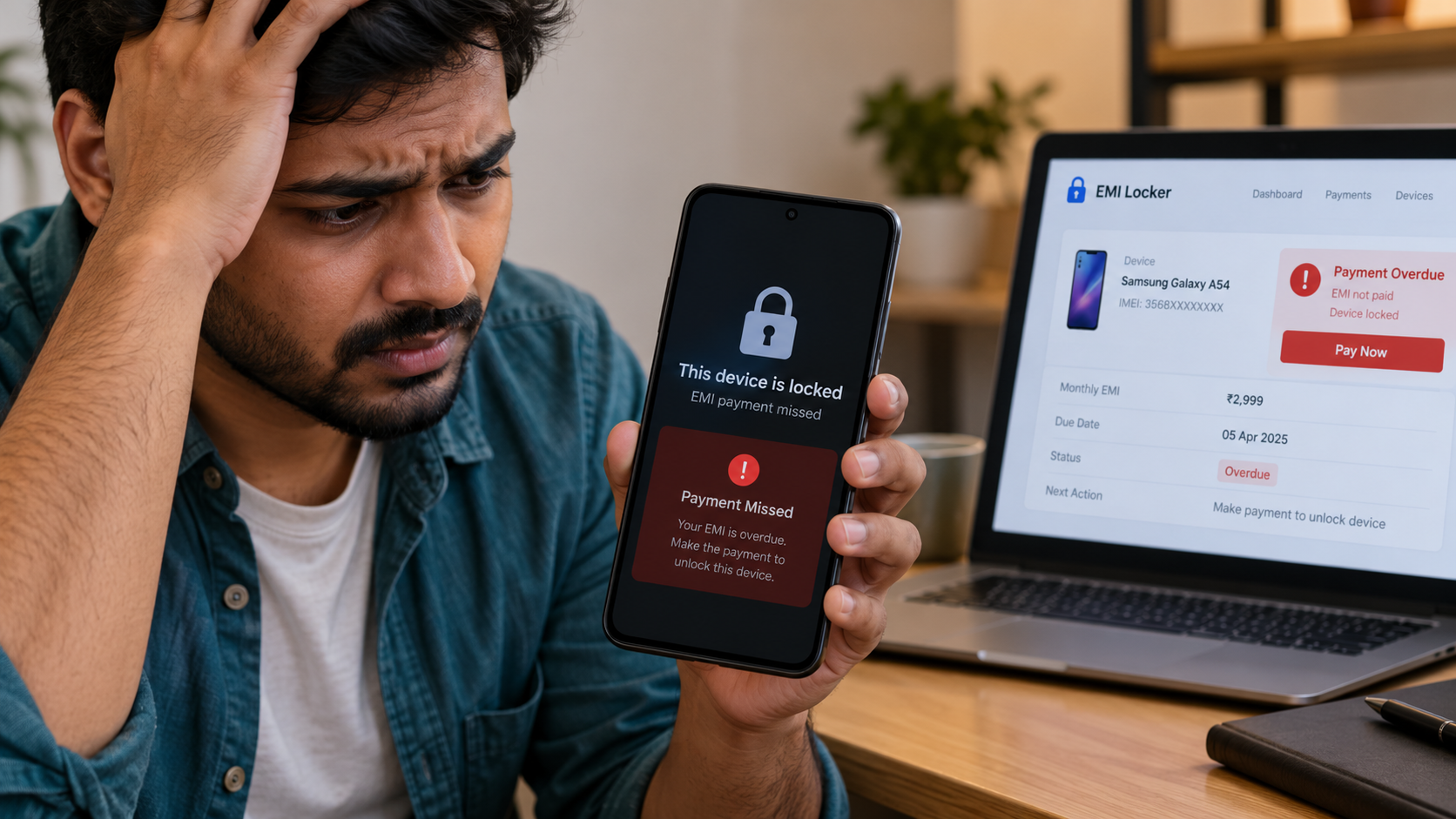 Can an EMI Locker App Lock a Phone Automatically After a Missed Payment?
