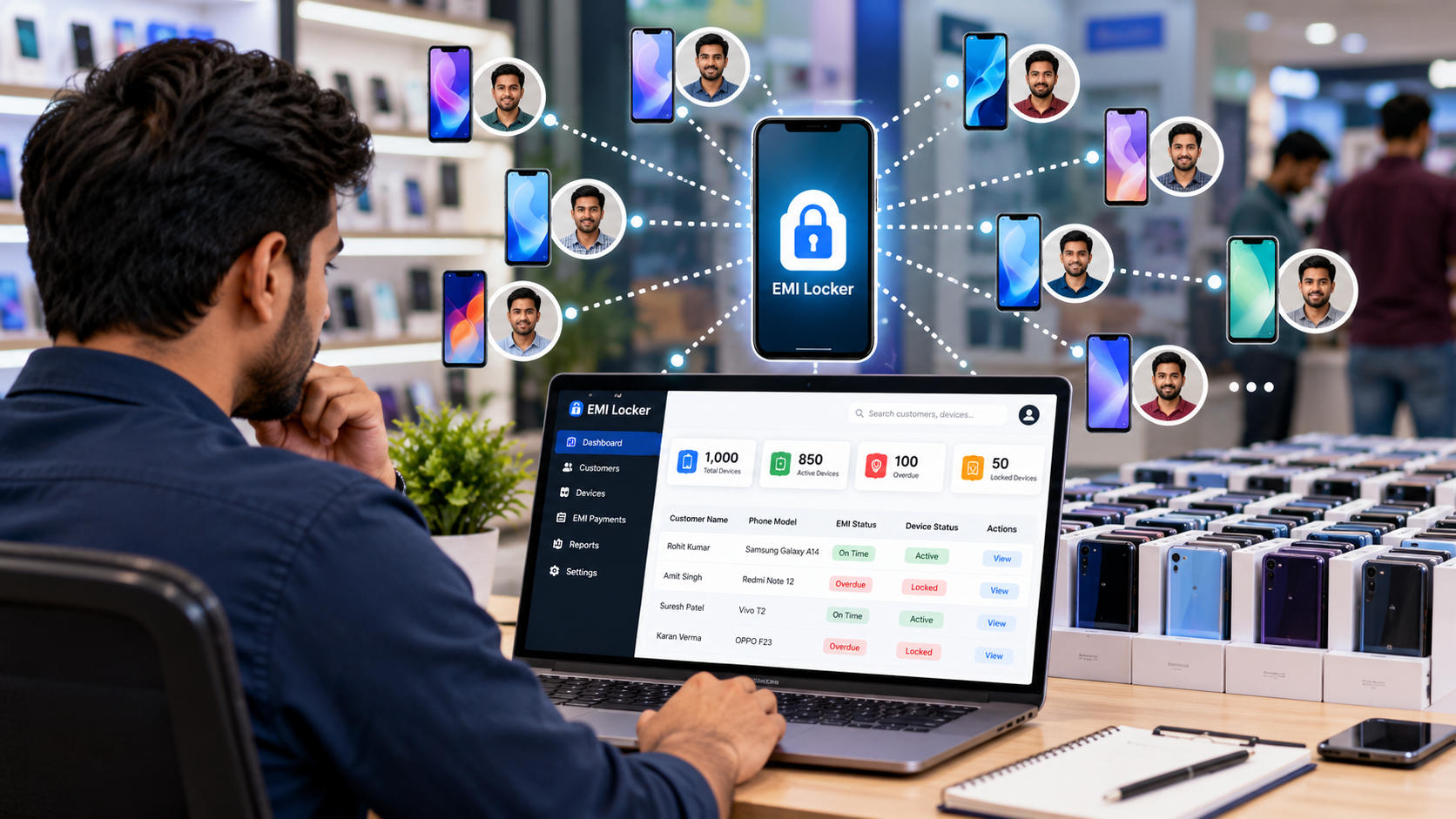Can You Manage 1,000 Financed Phones with One EMI Locker App?