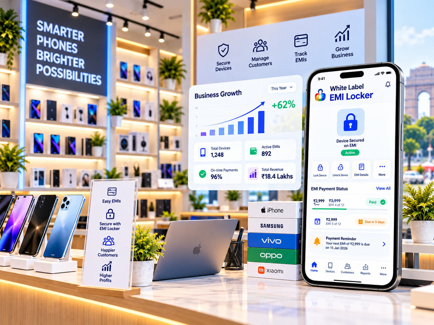 Best EMI Locker App in India 2026 | White Label EMI Locker